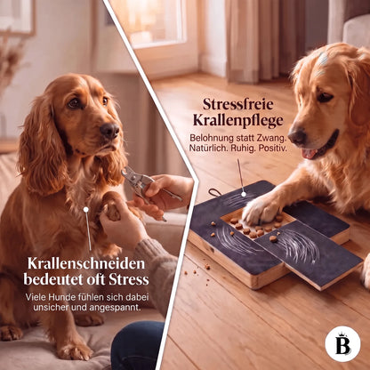 PawBoard™ | Stressfreie Krallenpflege für Hunde
