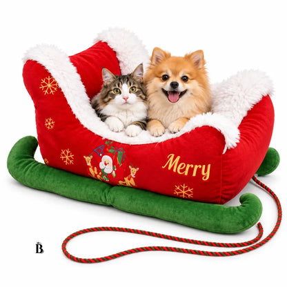 WeihnachtsNest™ – Lit de Noël douillet pour animaux de compagnie